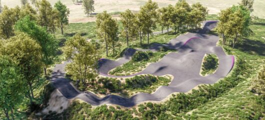 Vizualizace pumptrack Šluknov